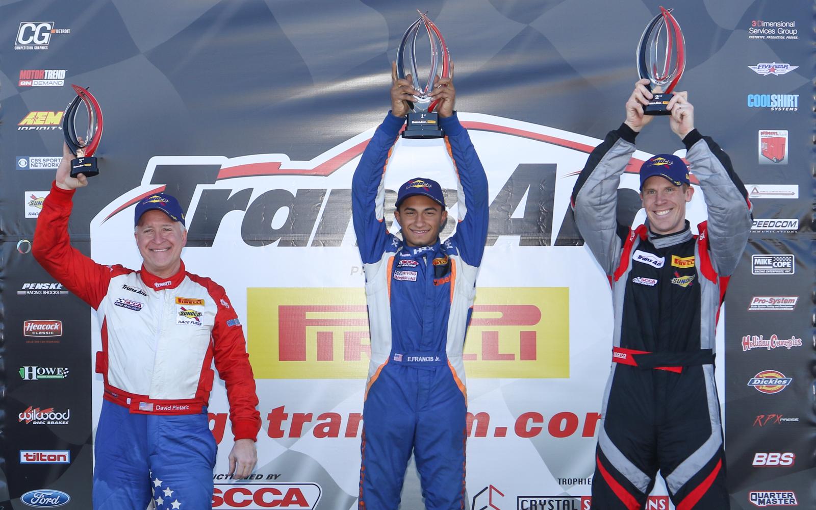 Ernie Francis, Jr., and Marc Miller Win Opening Trans Am Races at Sebring